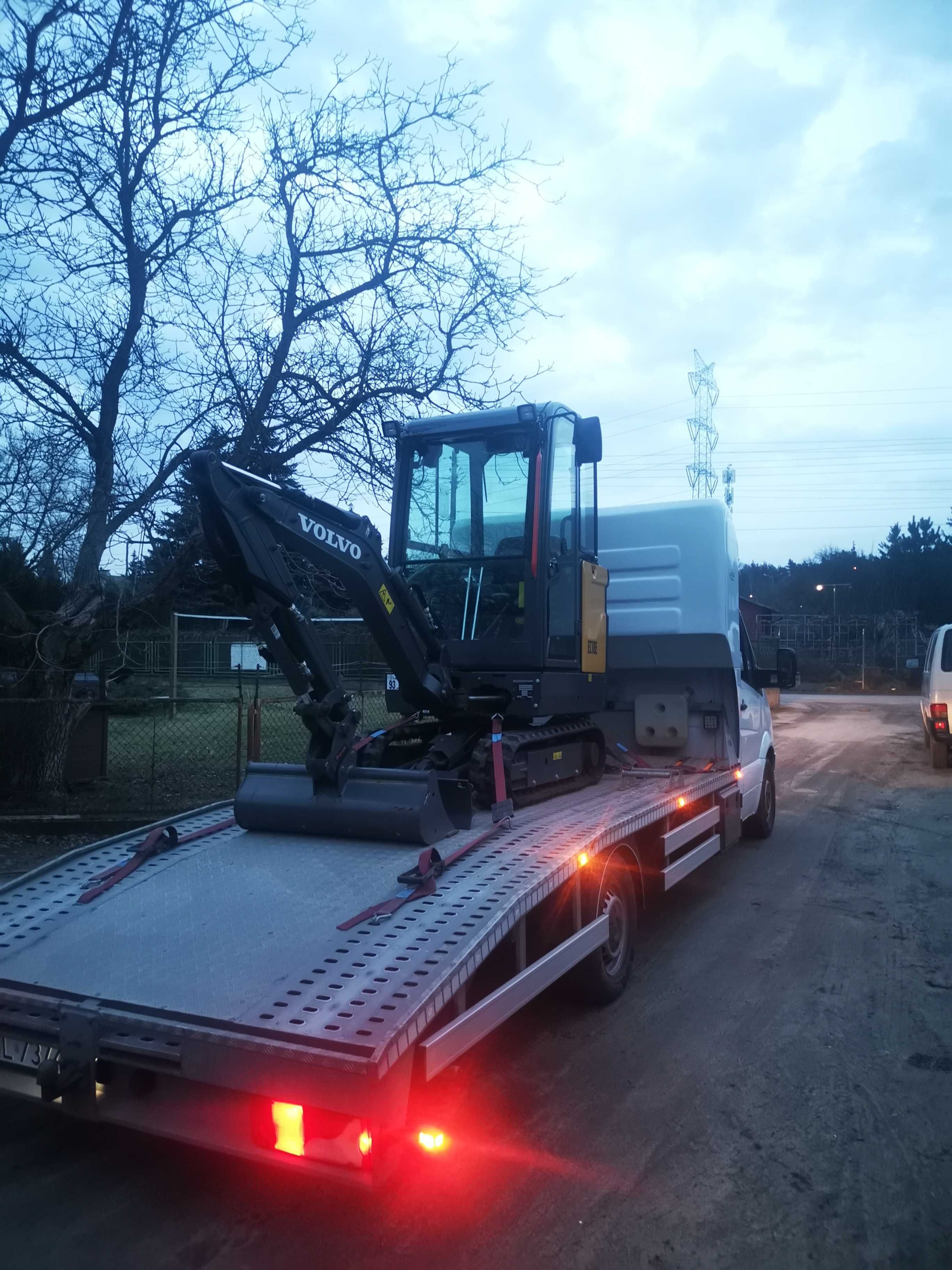 Transport aut osobowych i dostawczych autolaweta VDI2700 OCP Polska UE
