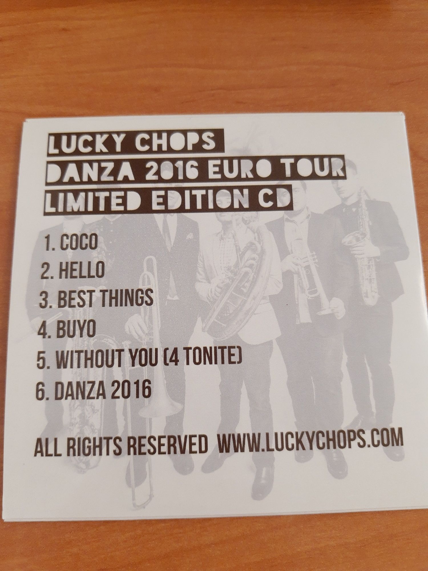 Lucky Chops Danza 2016 płyta CD
