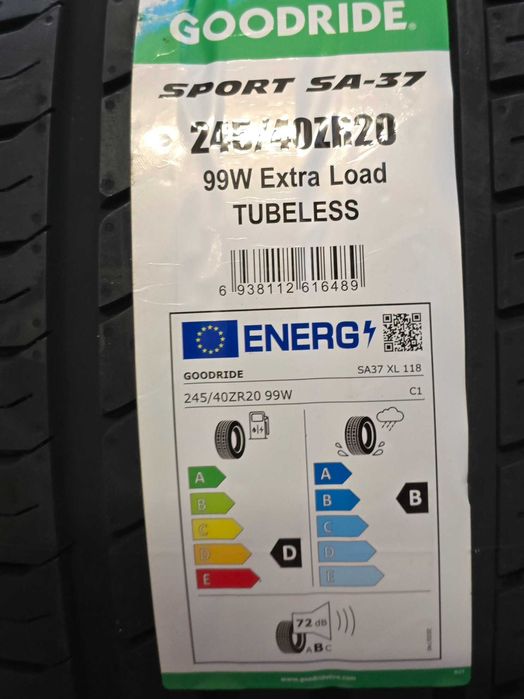 NOWE OPONY Letnie Goodride Sport SA-37 - 245/40/R20