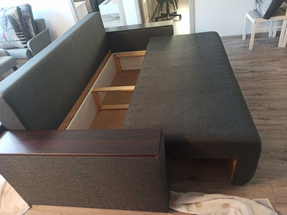 ліжко полуторне 125см*210см з ортопедичним матрацем (2023р) стол диван