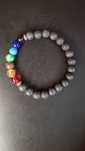 Pulseira de pedra natural dos 7 chakras