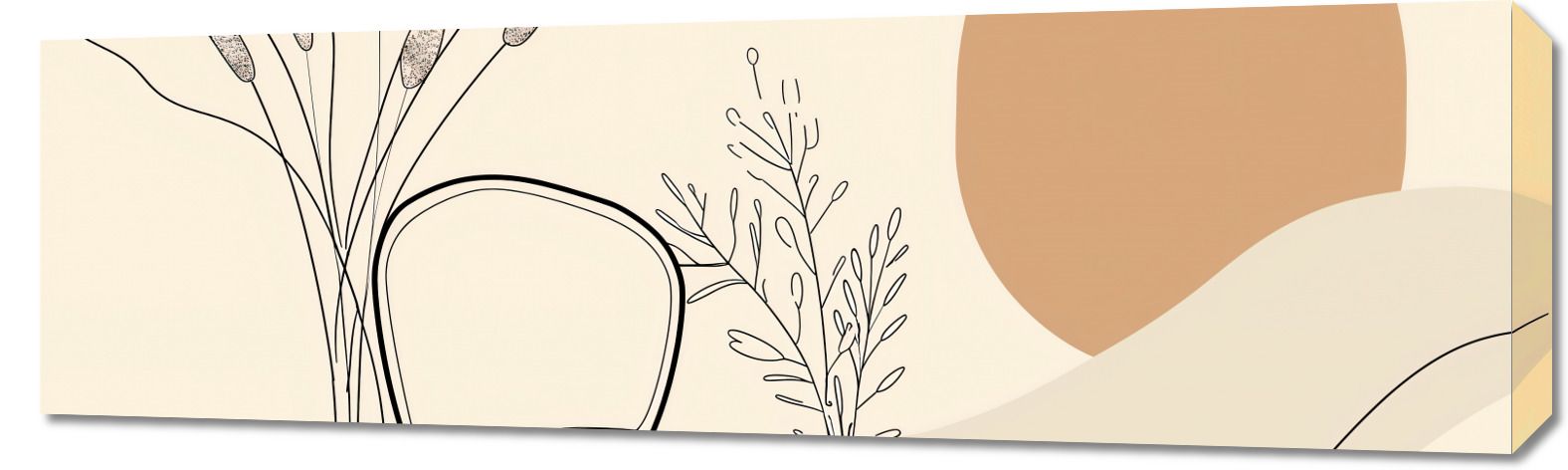 Obraz 100x30cm Kącik Spokoju