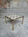 Stolik vintage retro mid century modern ława płytki ceramiczne
