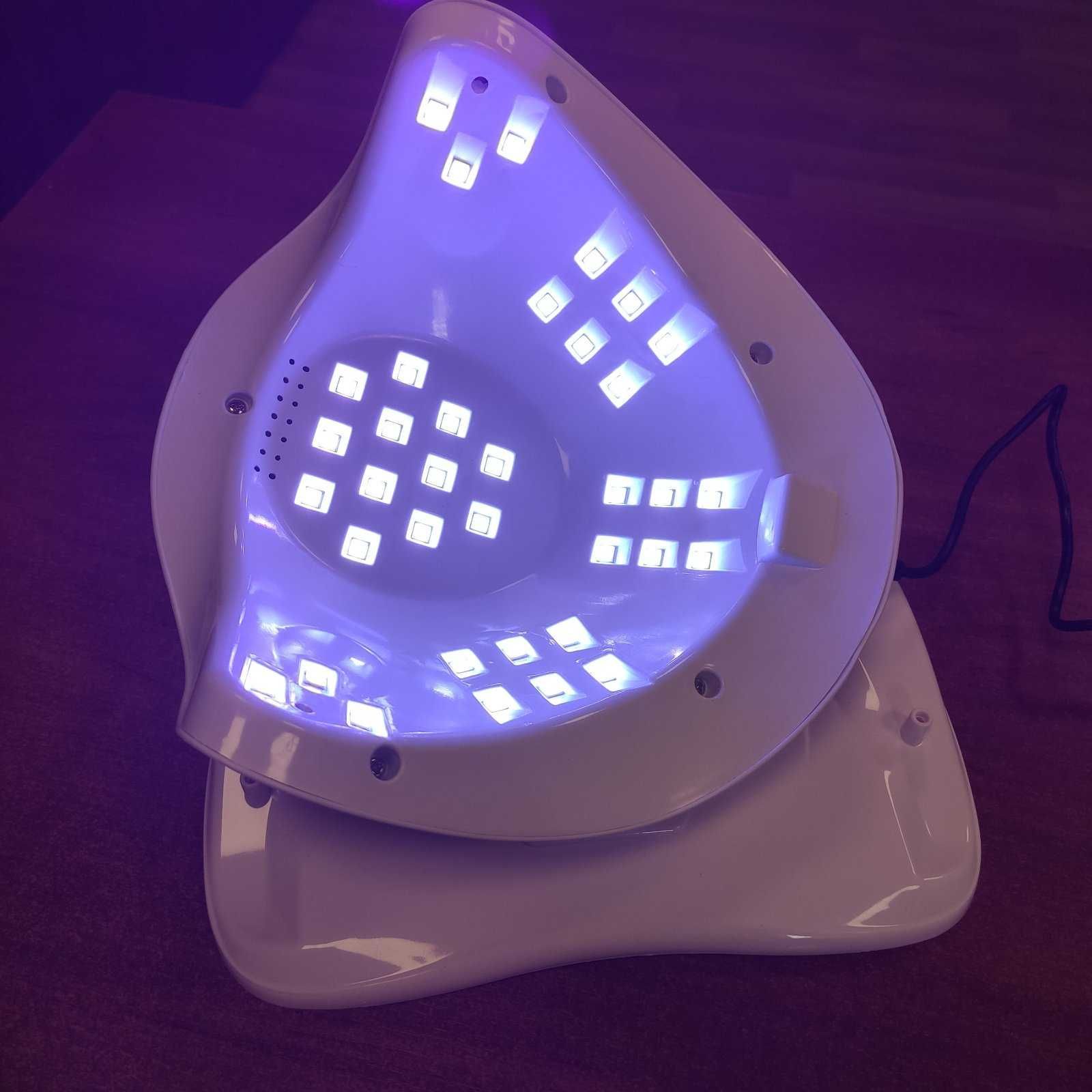 LED UV лед уф лампа SUN X 54вт для наращивания ногтей, гель лак Белая