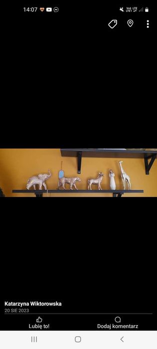 Półki drewniane  Ikea Bershult