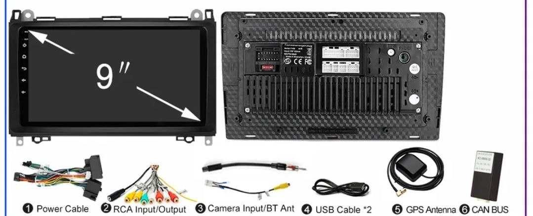 новий магнітофон mercedes vito sprinter  W169 W245 W906 W639 магнитола