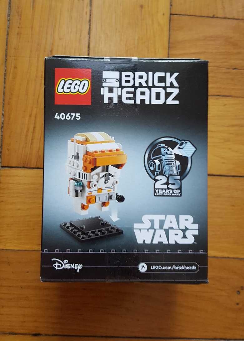 LEGO 40675 BrickHeadz - Dowódca klonów Cody Star Wars - NOWY Wrocław