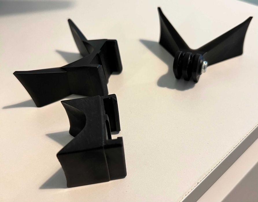 Mocowanie do kasku Airoh Comander, uchwyt na kask do GoPro, DJI. SJCAM