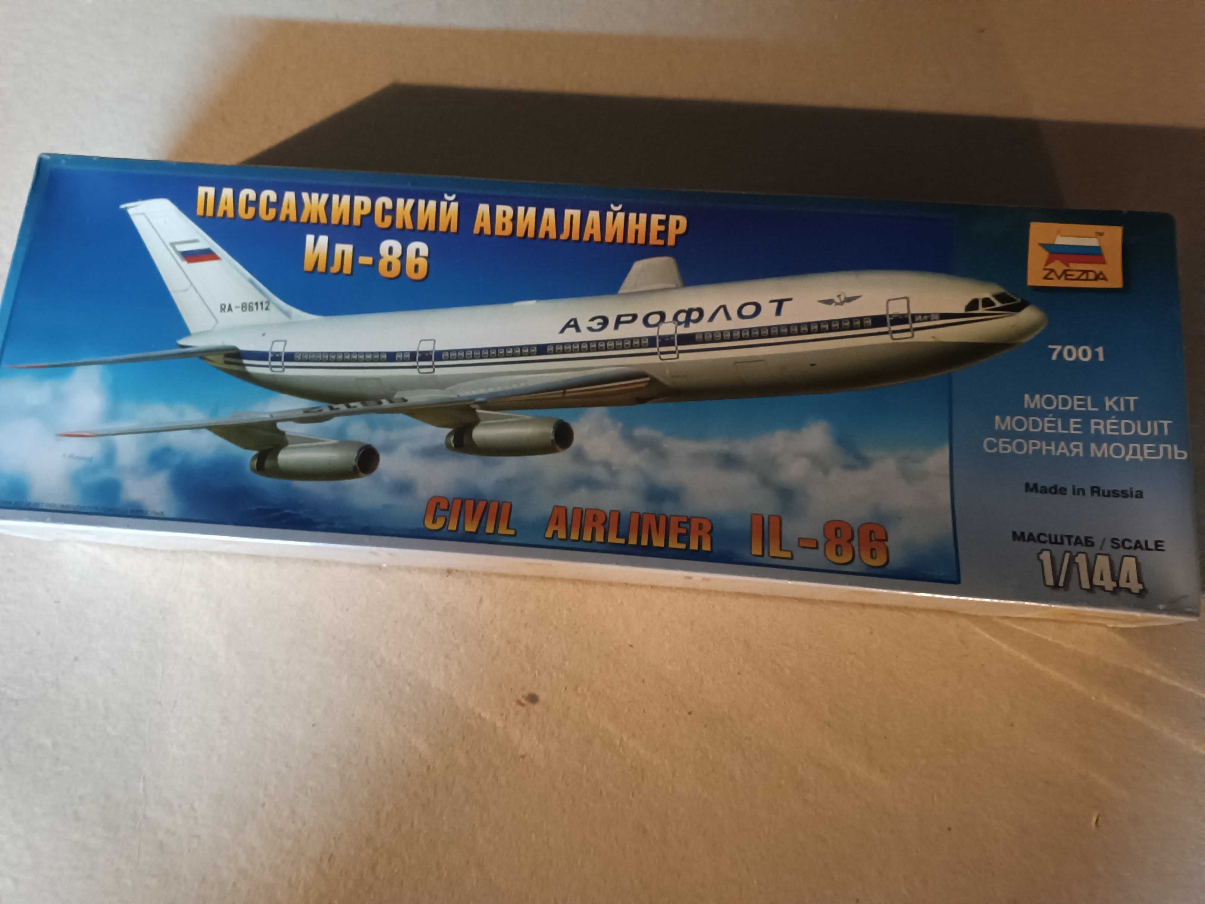 samolot do sklejania ił-86