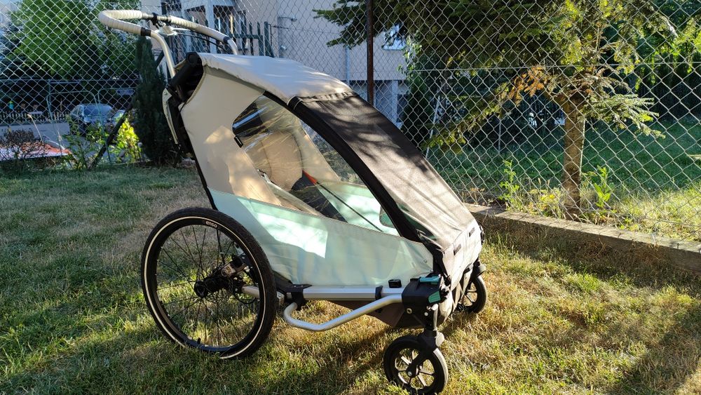 Przyczepka rowerowa Leggero Enso Sail Family