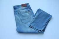 CROSS JEANS W38 L34 męskie spodnie jeansy regular tapered jak nowe