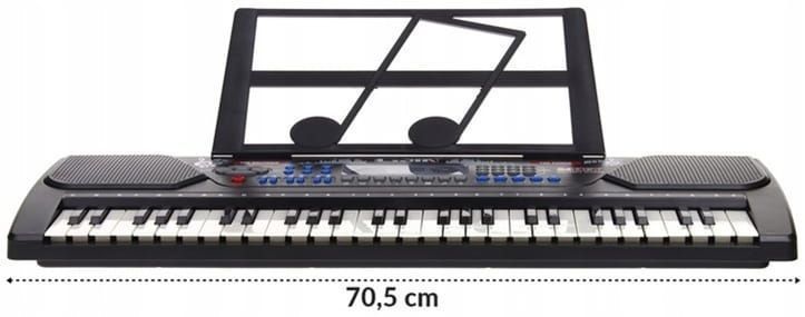 Keyboard Pianino Duże Organy Dla Dzieci Do Nauki Gry 54 Klawisze