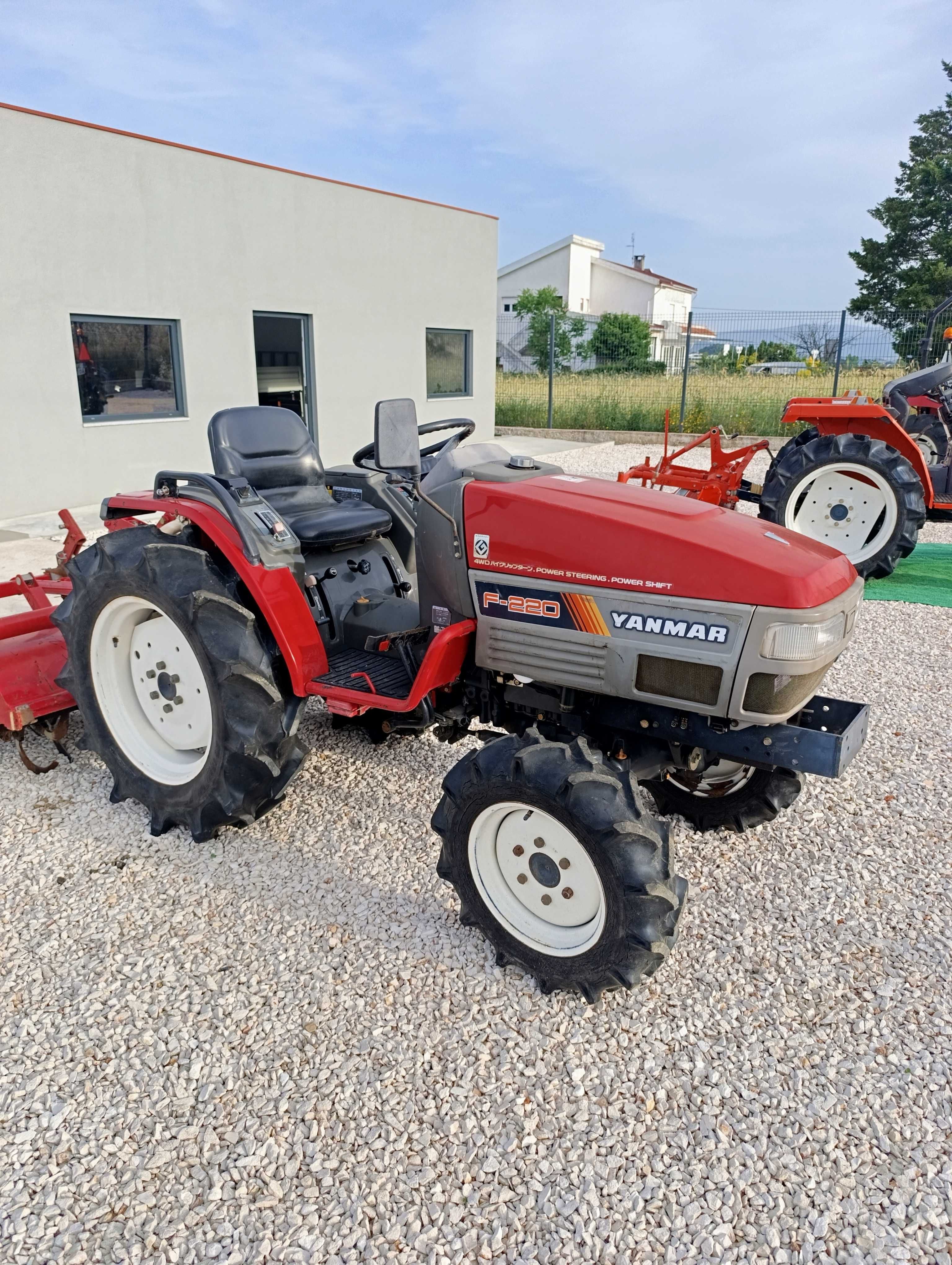Yanmar f220 com frese, 4x4