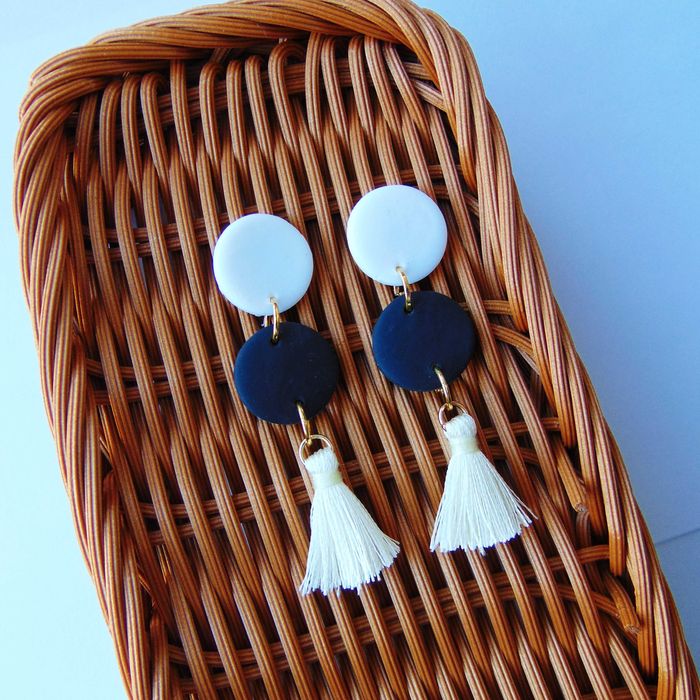 Brincos Handmade - Azul e Mar - Pares Únicos