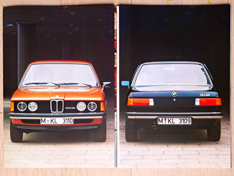 BMW seria 3 ( E21 ) 316, 318, 320, 323i prospekt 36 str., BDB+ (2nd)