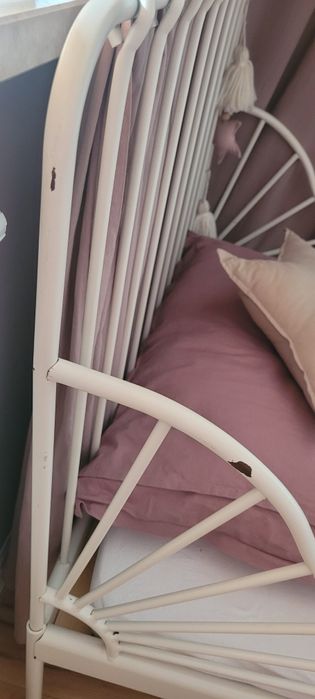 Łóżko Ikea Minnes białe