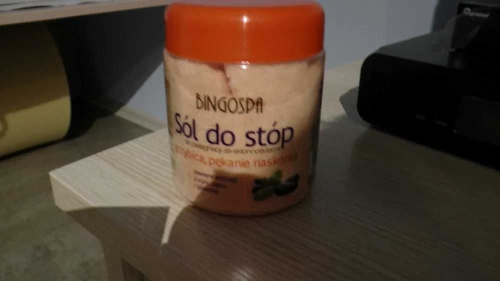 Sól d/stóp grzybica pękanie między palcami BingoSpa