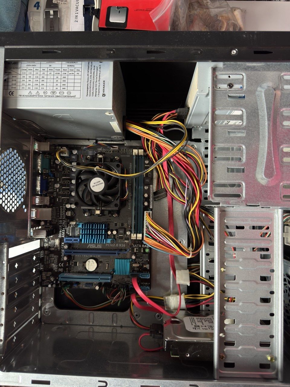 Продам ПК Athlon II X2 250, RAM 2Gb DDR3, HDD 500Гб Sata2