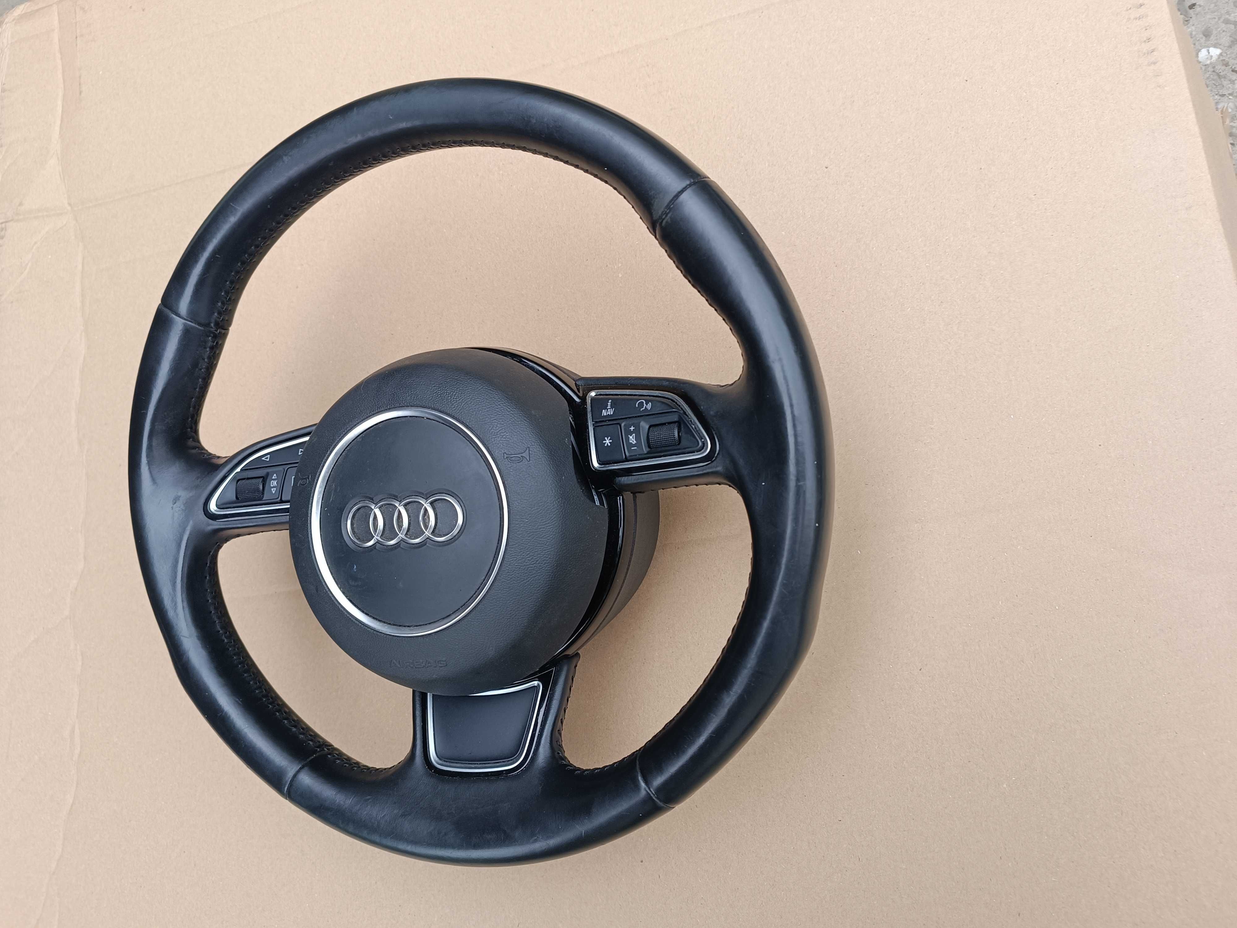 Kierownica okrągła audi a3 8v komplet z poduszką 8p airbag