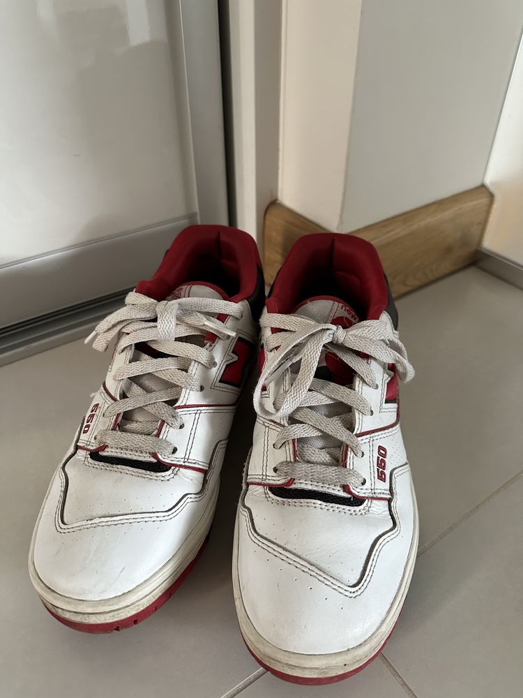 New Balance 550  Rozmiar 41,5 /26 cm/ Oryginalne WL415ca bialy czerwon