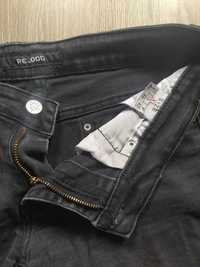 Spodenki czarne jeansy