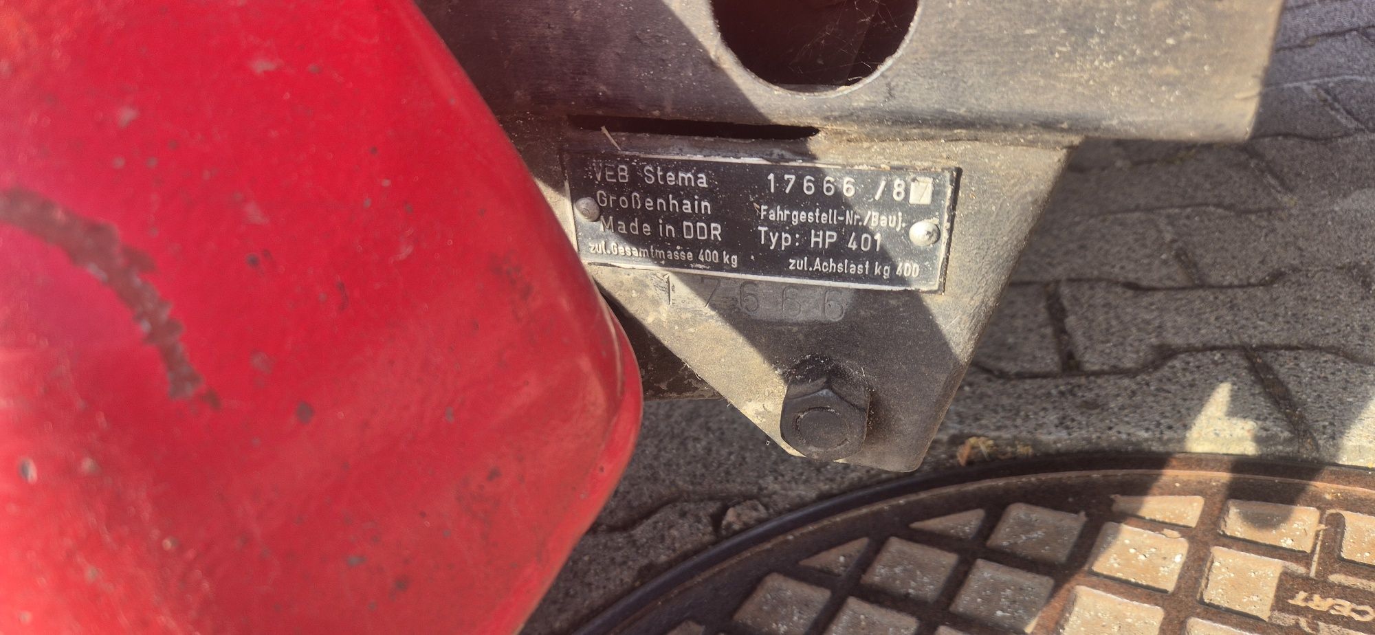 Przyczepa NRD Stema hp401