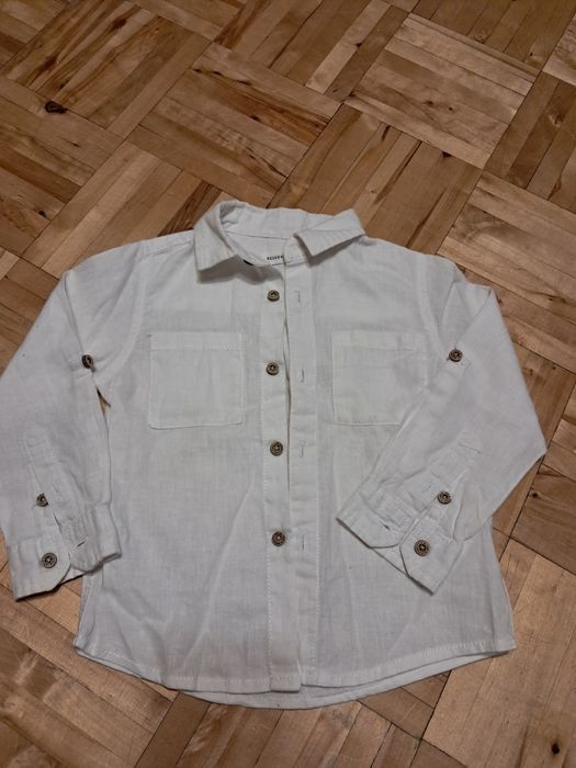 Koszula chłopięca, Reserved r.92, skład len-bawełna