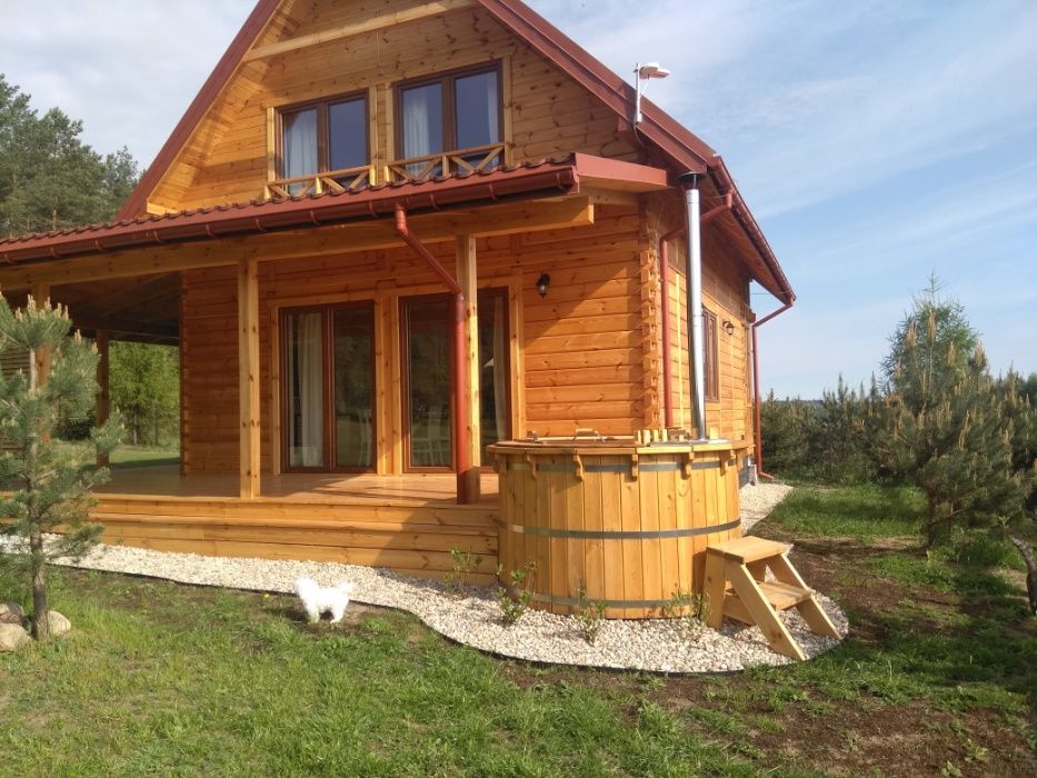 Beczka Kąpielowa Typu Premium Balia Ogrodowa Sauna Beczka Bania Ruska
