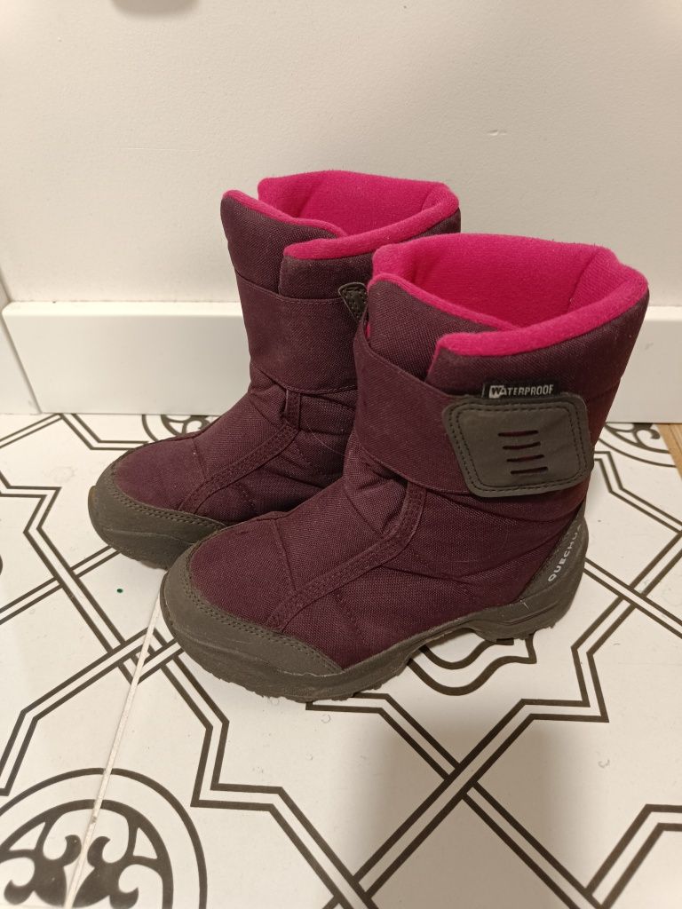 Buty śniegowce dla dzieci Quechua wodoodporne. Rozmiar 30