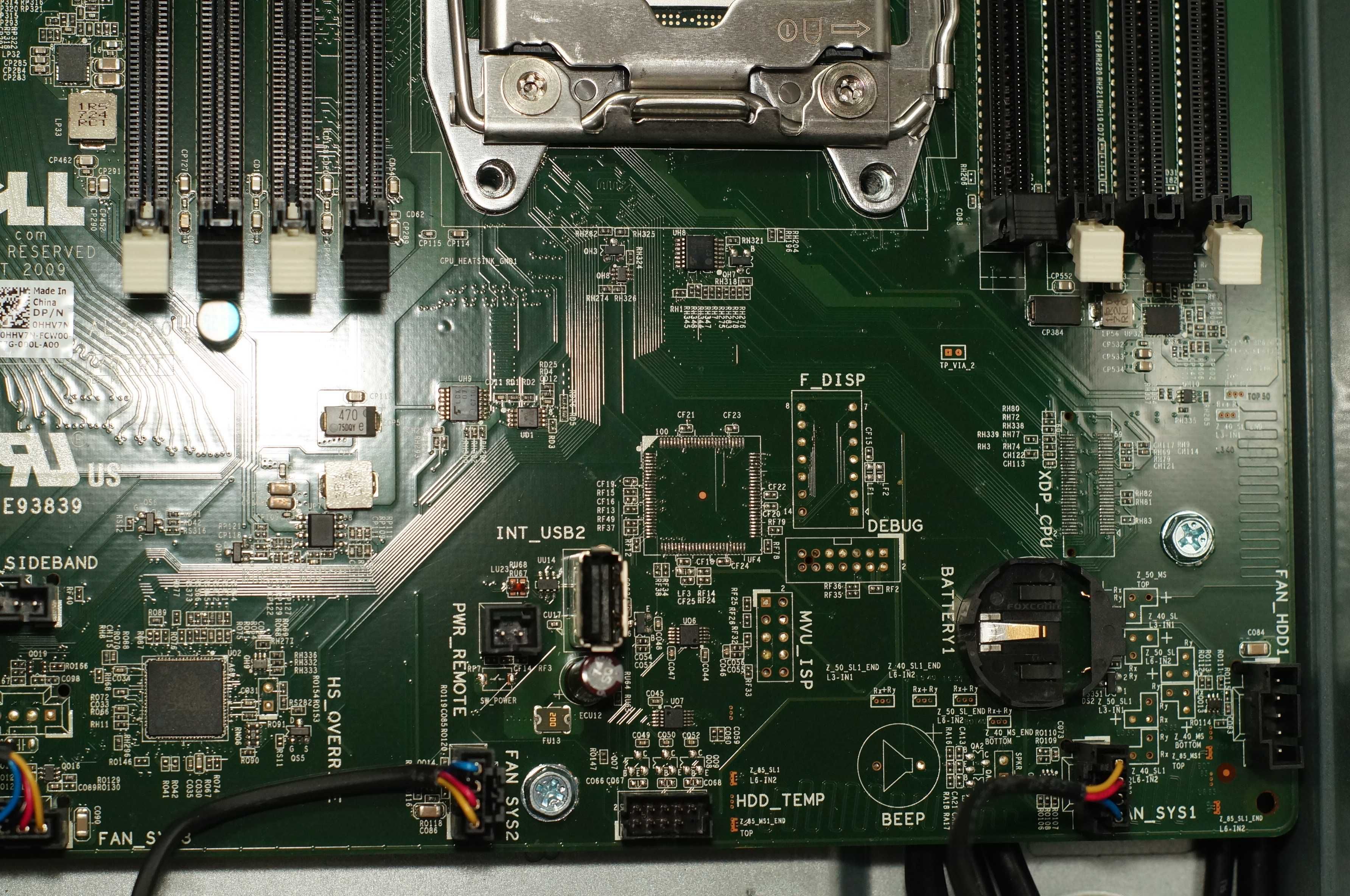 Dell T5810 сокет LGA2011-3 DDR4 0hhv7n материнка/кулер 0YH2R3 / 0RDTTV