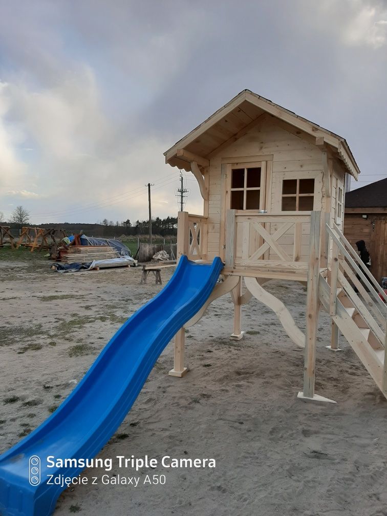 Domek dla dzieci duży drewniany