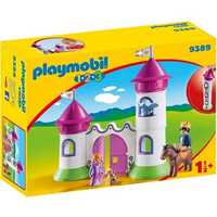 Playmobil 1.2.3 -  9389 - Zameczek z wieżą do układania - bezpieczny