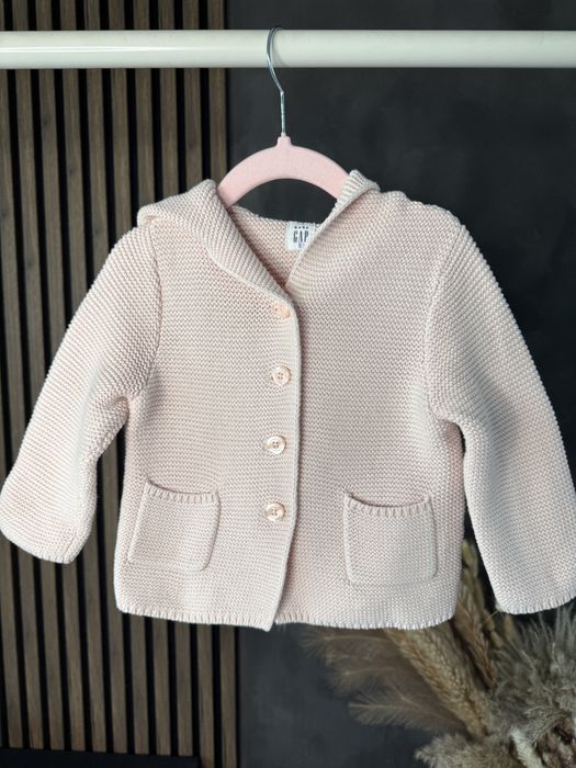 Sweterek z kapturem gap 80