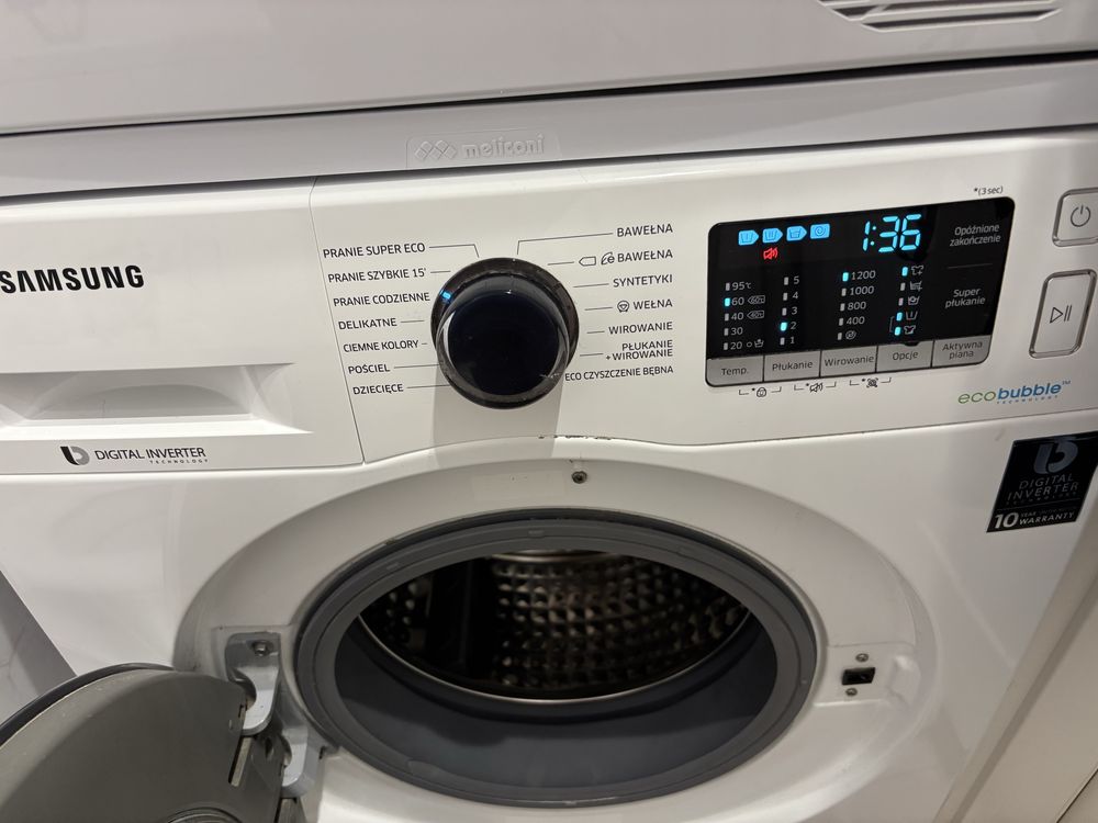Pralka ecobubble addwash uszkodzona