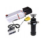 SIŁOWNIK HYDRAULICZNY SKOK 700mm Aagregat 12V 11L [8562]