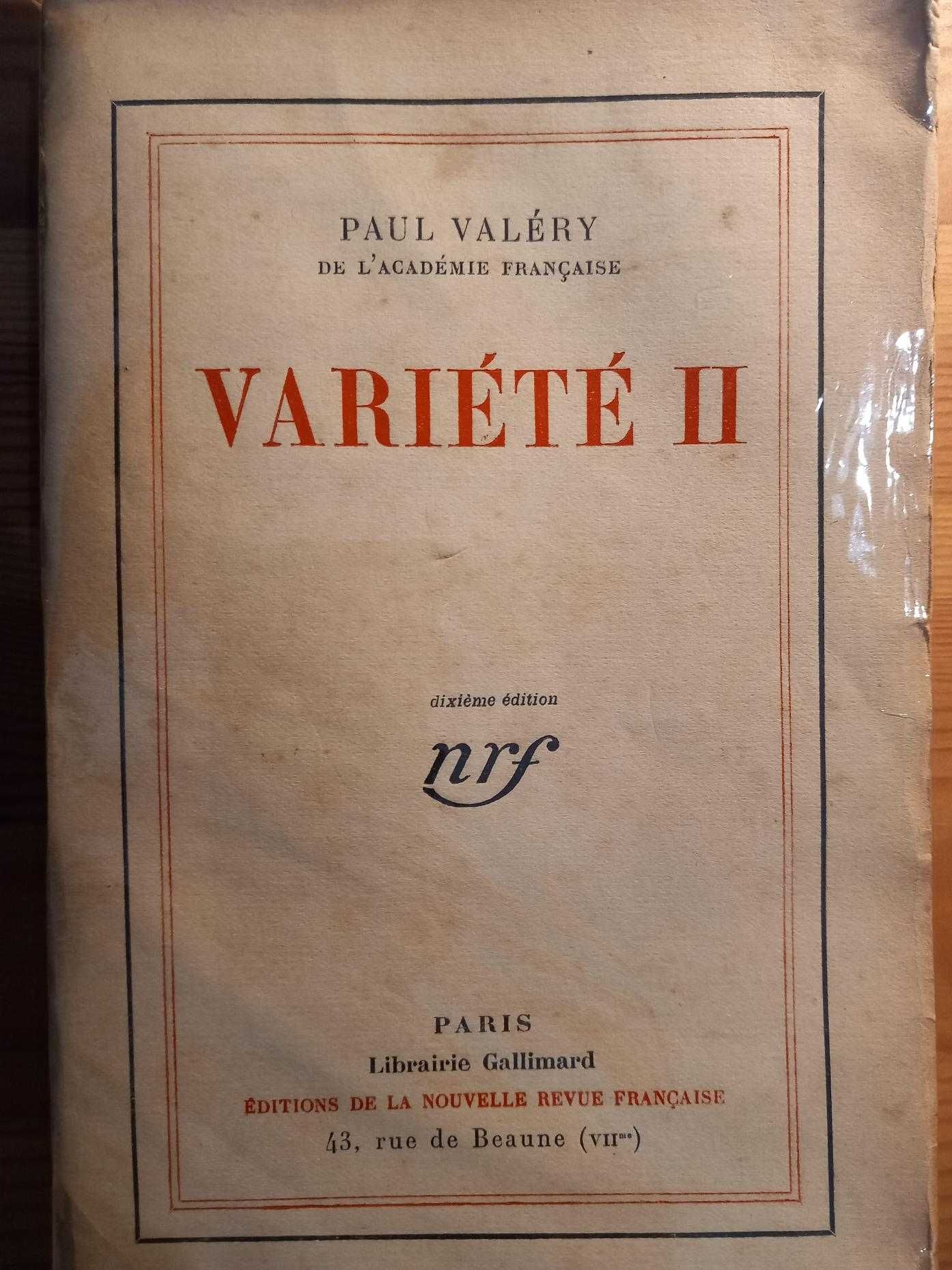Paul Valéry, Variété II