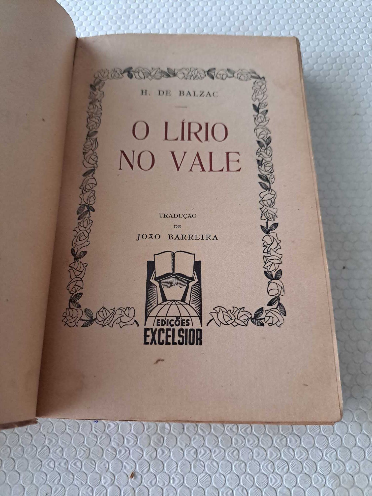 O Lírio do Vale  - H. De Balzac