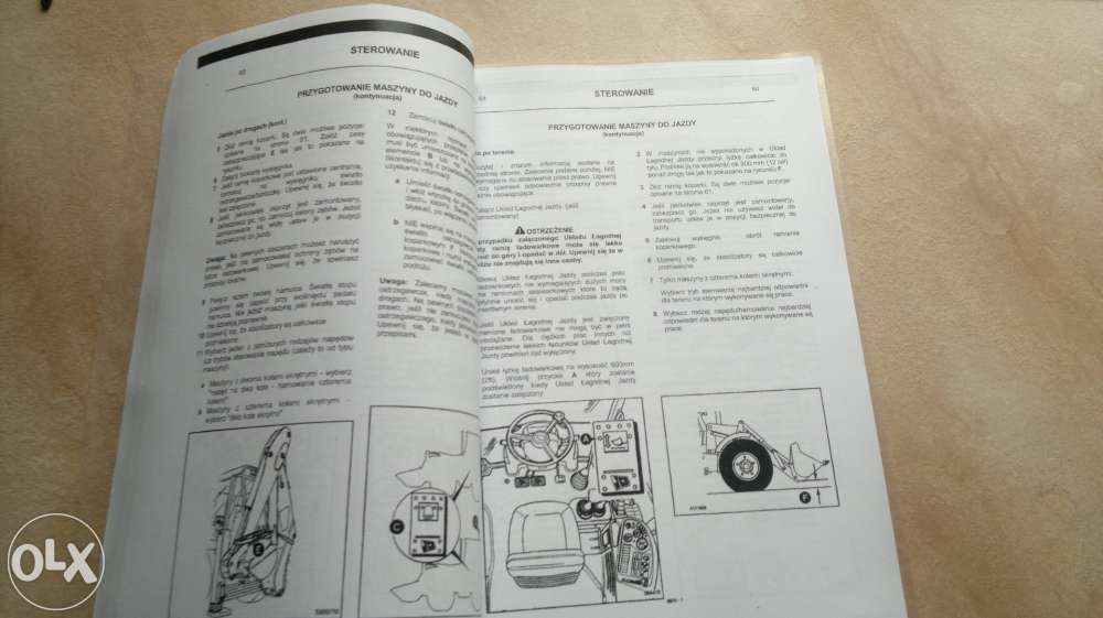 Instrukcja obsługi koparko-ładowarki JCB 3cx i 4cx