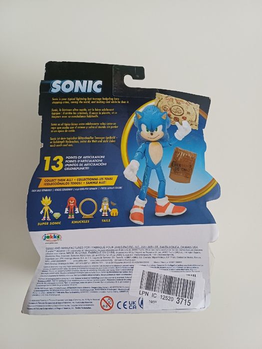 Sonic the Hedgehog 2 - Figurka Sonic + akcesoria
