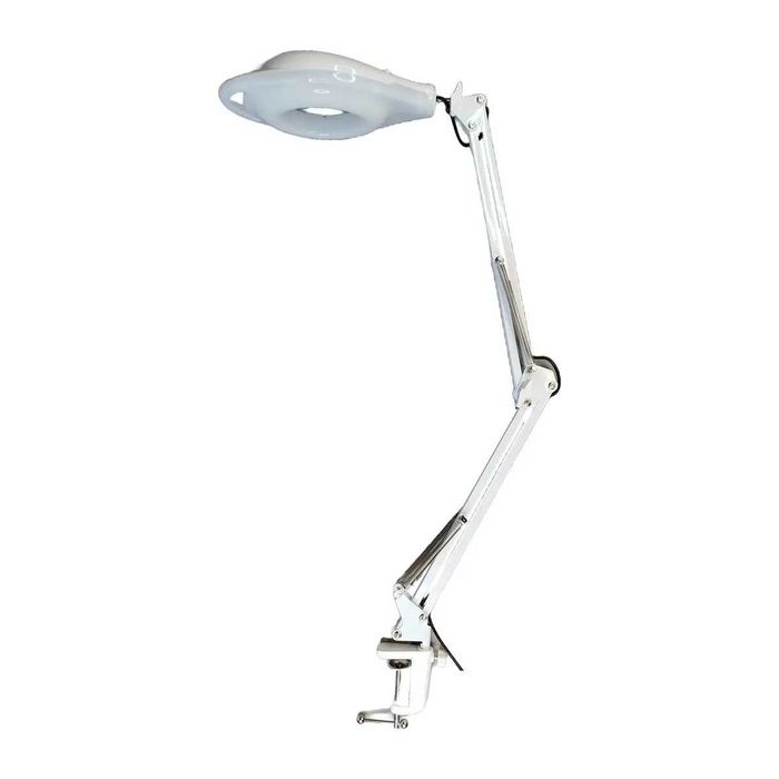 Лампа-лупа настільна на струбцині KRD, 3.5 D, 24 Вт