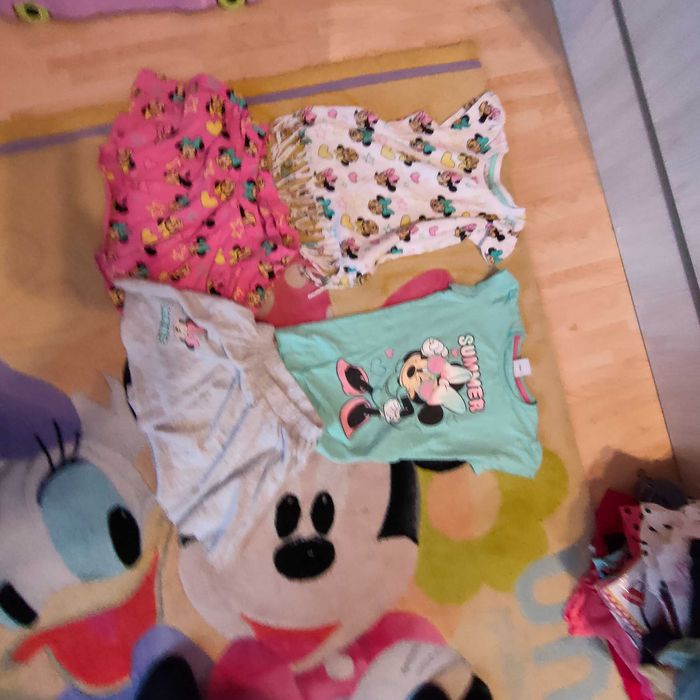 komplety dziewczęce myszka minnie   kombinezon