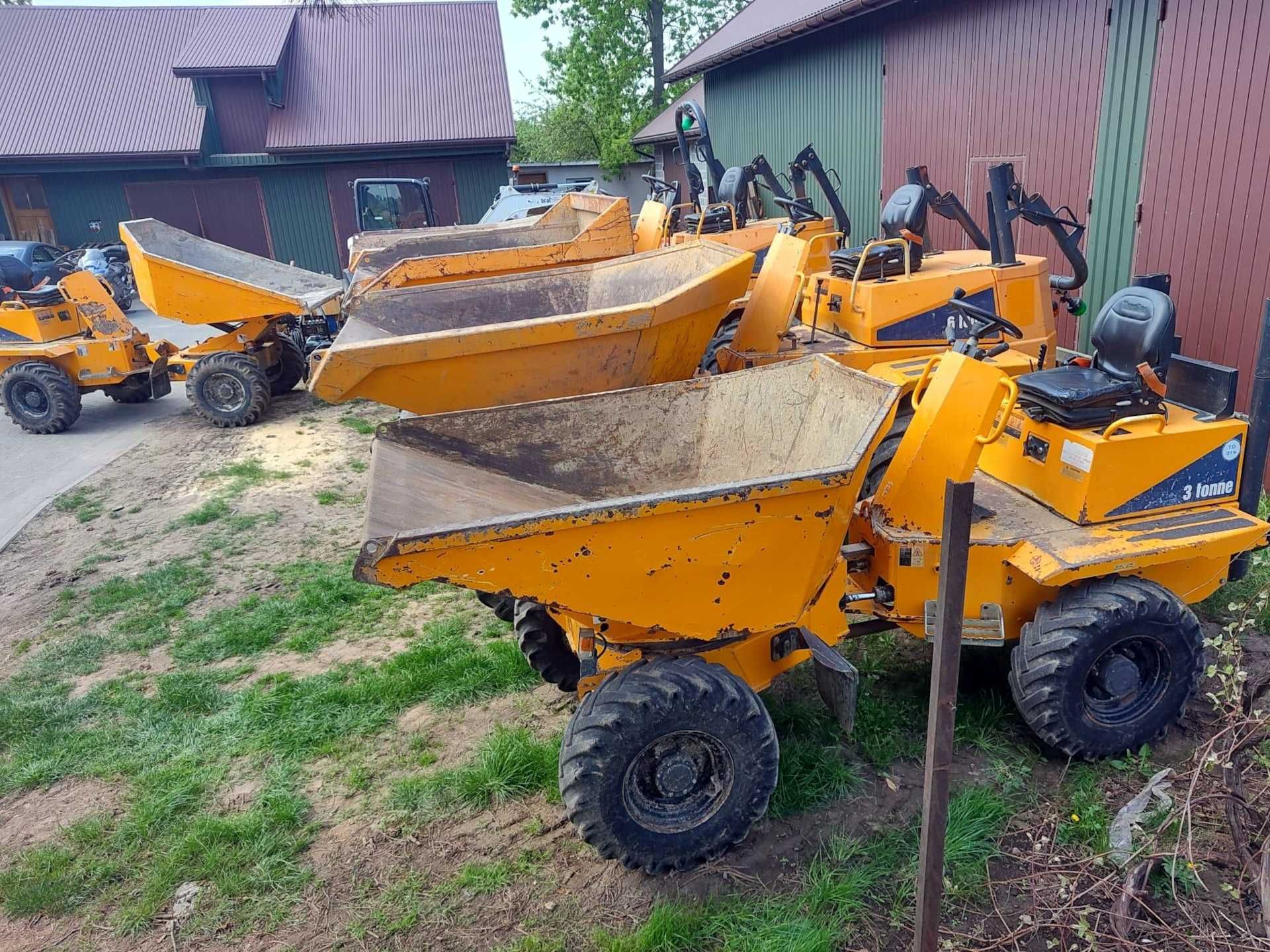 WYNAJEM - Wozidło budowlane obrotowe (koleba, wywrotka) MECALAC 6 ton