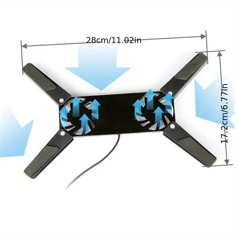Cooler portatil dobrável ventilador refrigeração temperatura USB NOVO