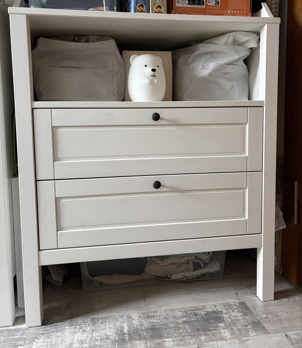 IKEA SUNDVIK Komoda z przewijakiem, biały