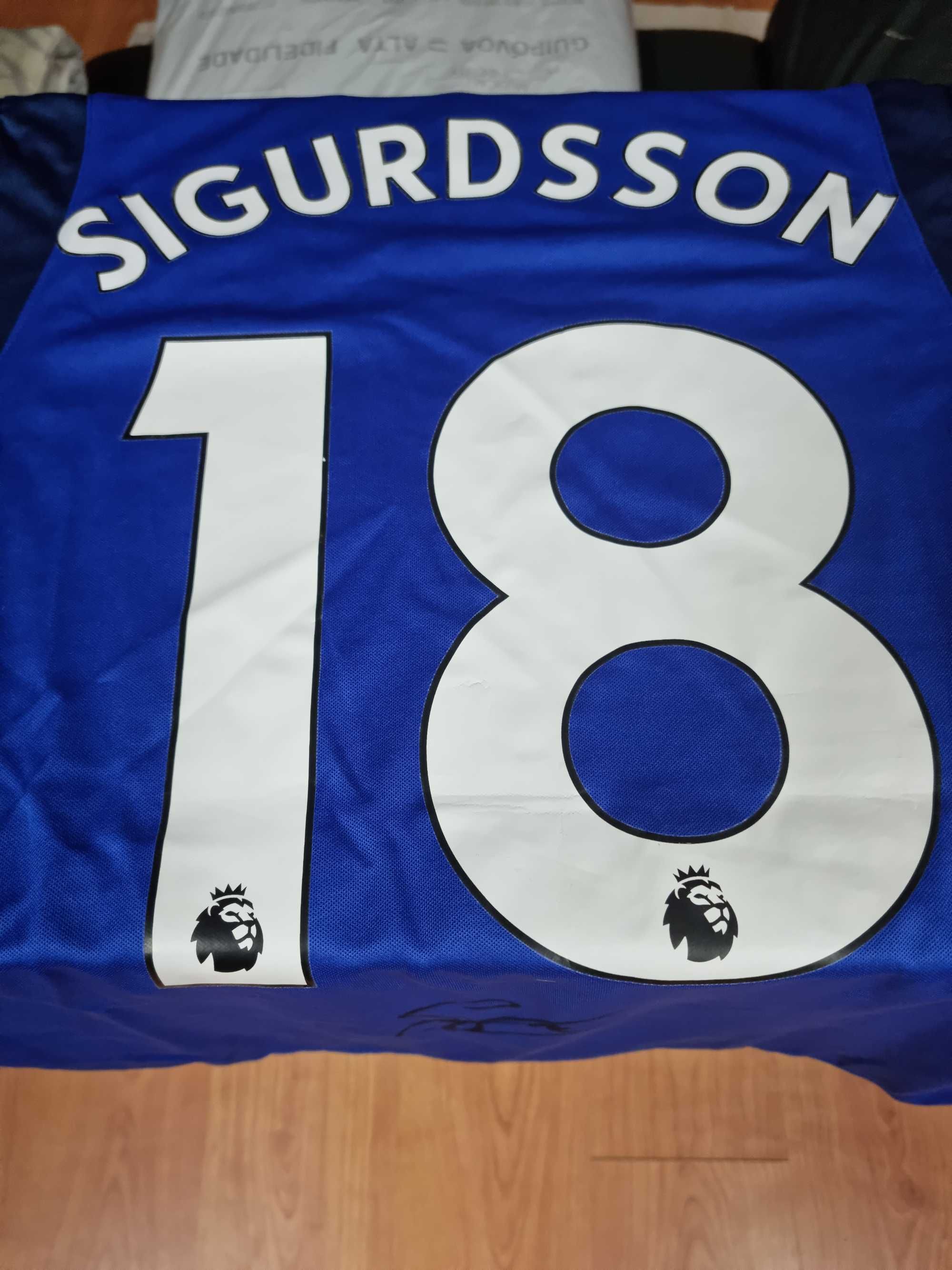 Camisola Everton Autografada