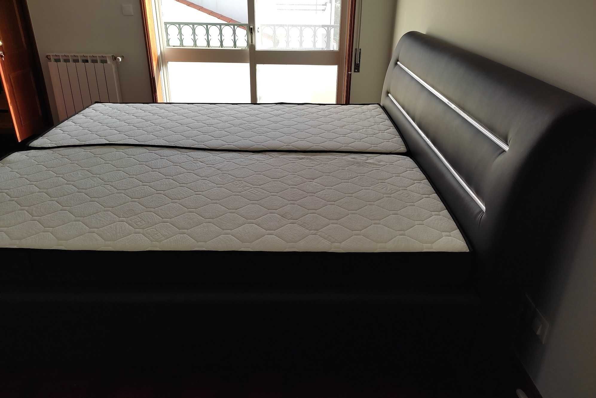 Cama moderna de casal com 200x200cm