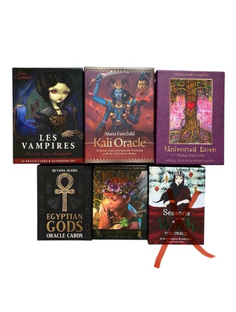 Карты Оракул Таро Vampires Kali Love Egyptian Gods Fairy Witch