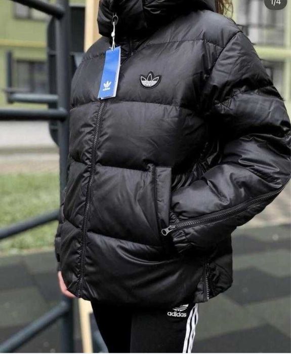 Нова зимова куртка ADIDAS пуховик Адідас XS-S