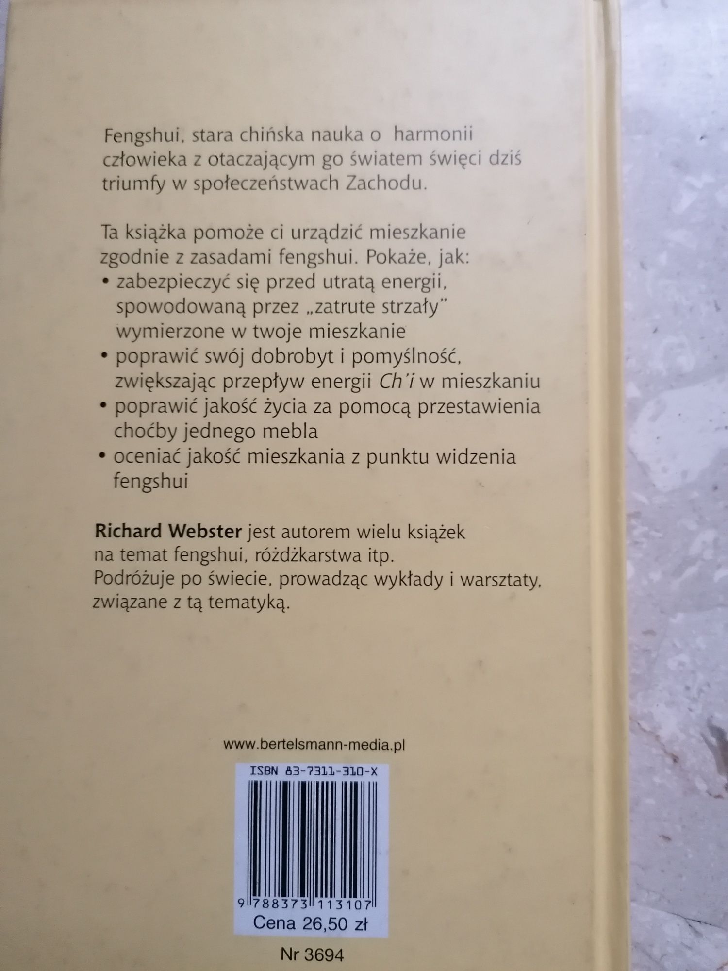 Książka Feng shui w twoim mieszkaniu