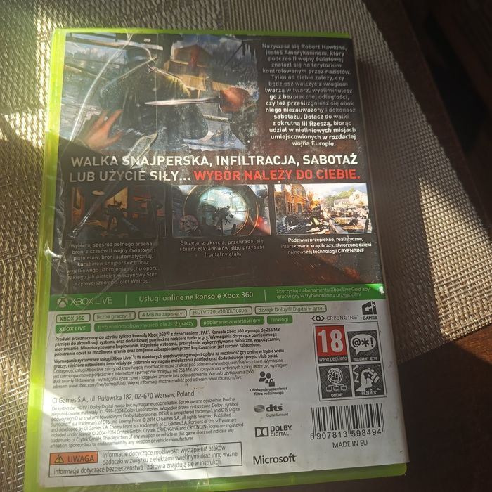 Gra  Xbox    360.